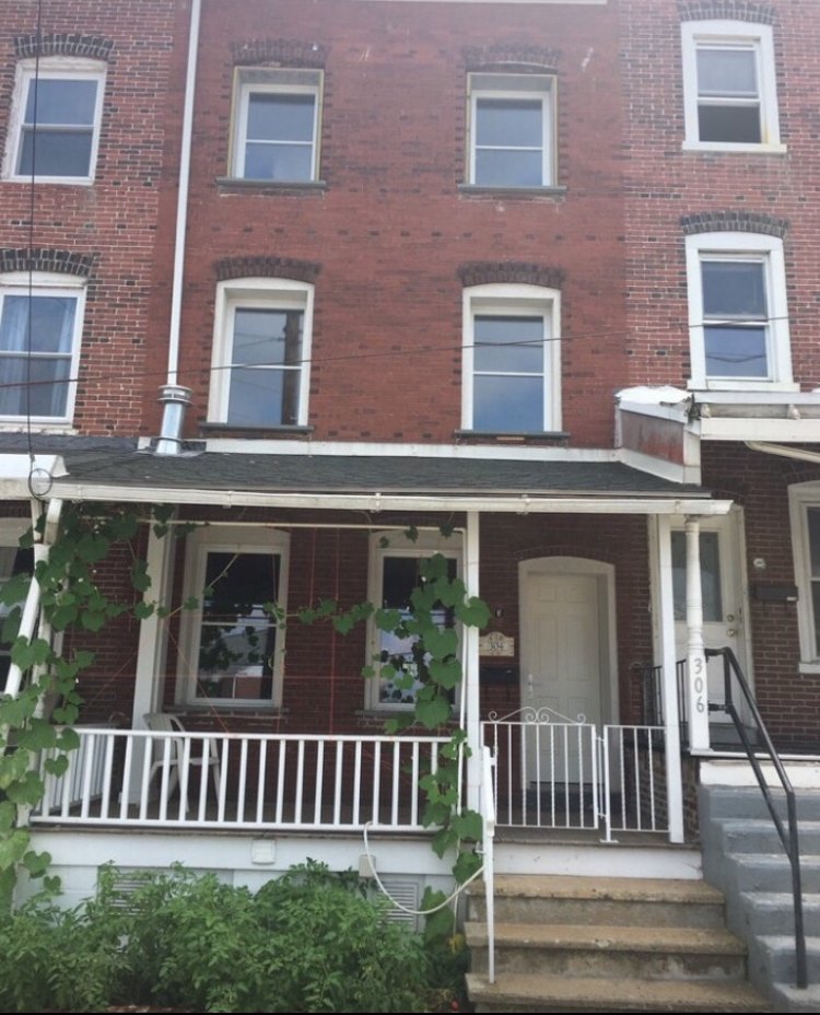 The Grove Street home before its transformation.